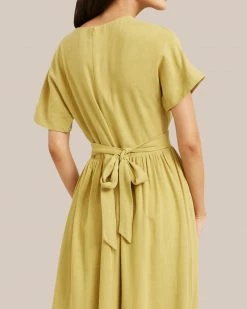 Modern Ref Rosalind Short-Sleeve Wrap Dress