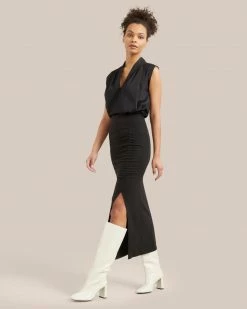 Fashion Apparels Clothing Row V-Neck Cotton Blouse