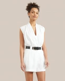 Fashion Apparels Row V-Neck Cotton Blouse