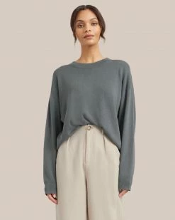 Expert Group Limited Lounge Shane Relaxed Crew-Neck Sweater