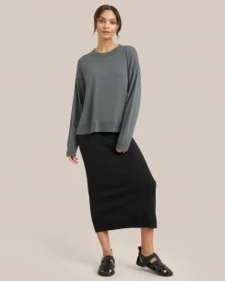 Expert Group Limited Lounge Shane Relaxed Crew-Neck Sweater