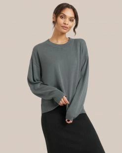 Expert Group Limited Lounge Shane Relaxed Crew-Neck Sweater