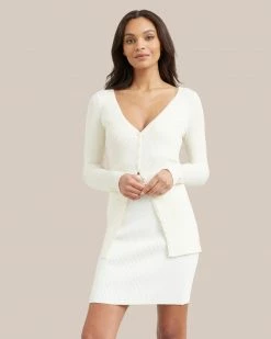 Hwa Fong Company Shari V-Neck Cardigan Clothing