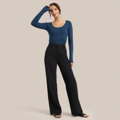 Asia Consultancy Co., Ltd Shelby High-Waisted Trousers Celebrate