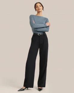Asia Consultancy Co., Ltd Shelby High-Waisted Trousers Celebrate