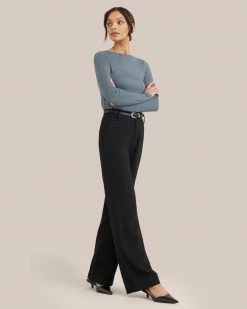 Asia Consultancy Co., Ltd Shelby High-Waisted Trousers Celebrate