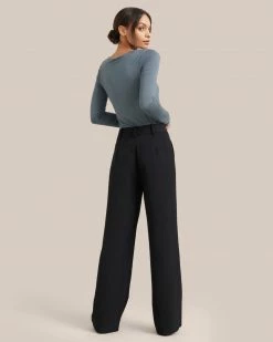 Asia Consultancy Co., Ltd Shelby High-Waisted Trousers Celebrate