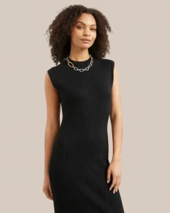 Machete Silver Convertible Necklace With Gold Oval Link