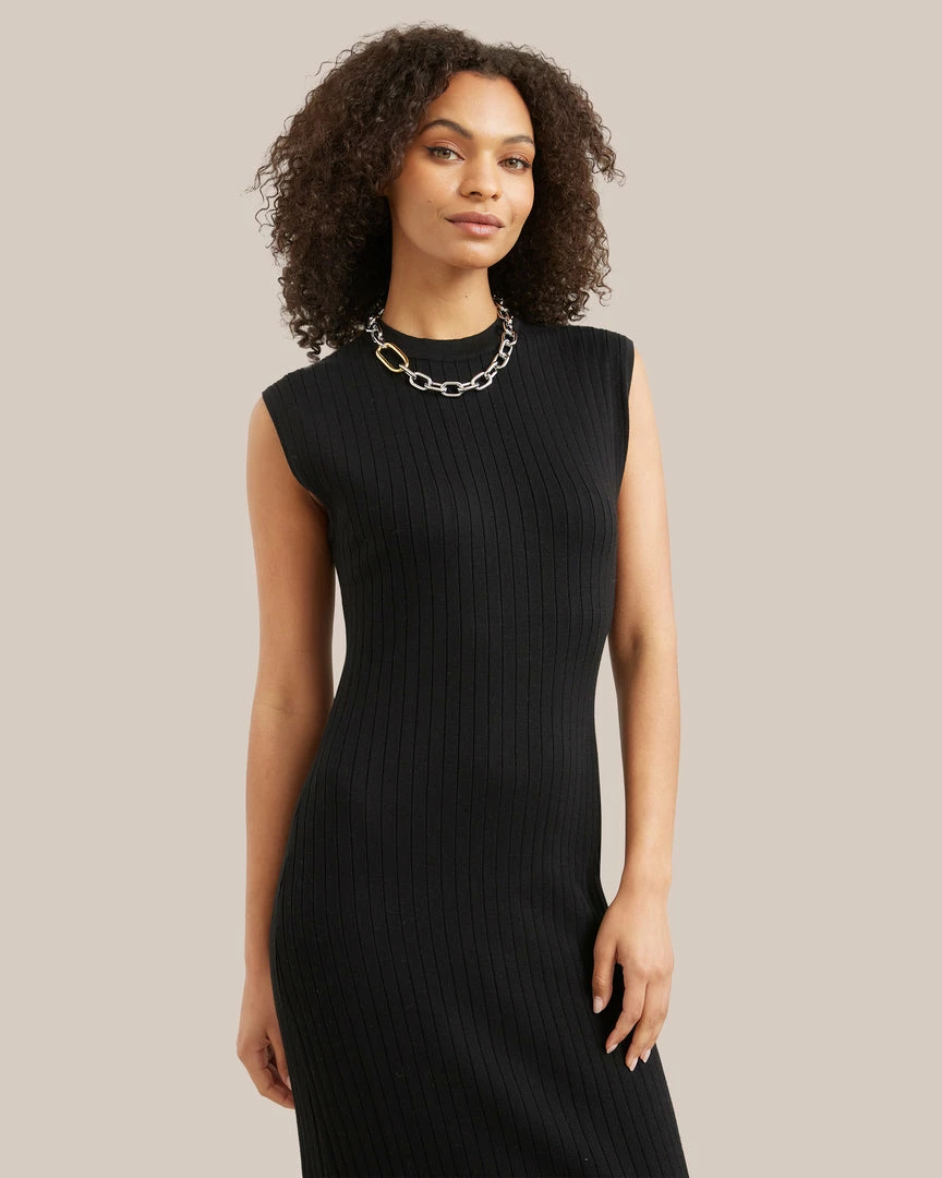 Machete Silver Convertible Necklace With Gold Oval Link