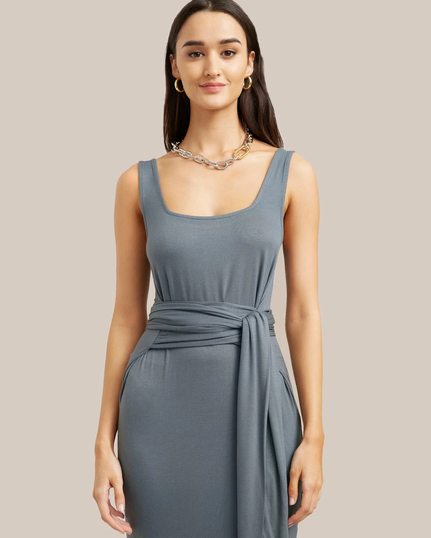 Machete Silver Convertible Necklace With Gold Oval Link