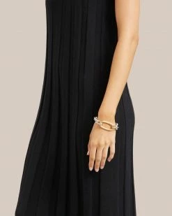 Machete Accessories Silver Convertible Oval Link Bracelet