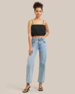 Fashion Apparels Sofia Pleated Cropped Top