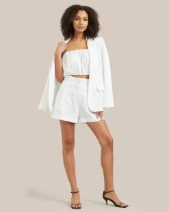 Fashion Apparels Sofia Pleated Cropped Top Vacation