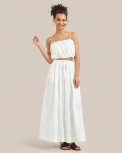 Fashion Apparels Sofia Pleated Cropped Top Vacation