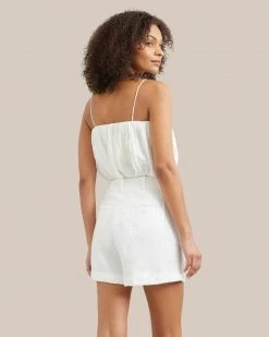 Fashion Apparels Sofia Pleated Cropped Top Vacation