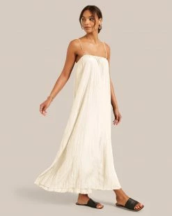 Hua Jia Vacation Solange Crinkled Maxi Dress