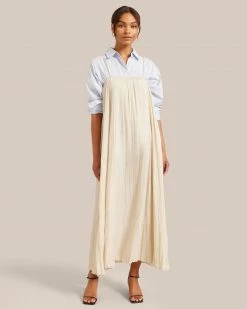 Hua Jia Vacation Solange Crinkled Maxi Dress