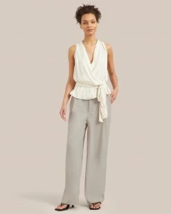 Hua Jia Soraya Wrap V-Neck Tank