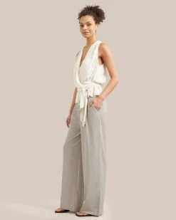 Hua Jia Soraya Wrap V-Neck Tank