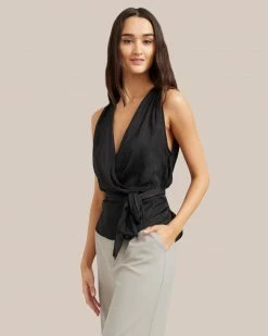 Hua Jia Vacation Soraya Wrap V-Neck Tank