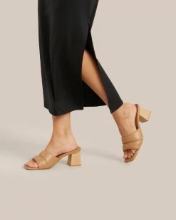 Intentionally Blank Square Toe Block Heel Mule Accessories