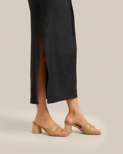 Intentionally Blank Square Toe Block Heel Mule Accessories