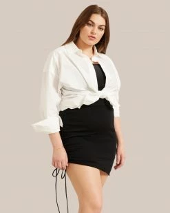 Sky Ocean Development Limited Clothing Taryn Ruched Mini Skirt