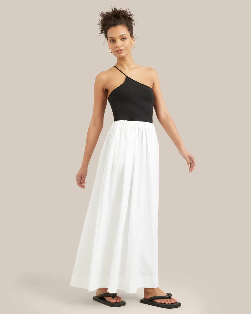 Asia Consultancy Co., Ltd Tatiana Thin Strap One-Shoulder Top