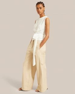 Asia Consultancy Co., Ltd Tatum Wide Leg Cargo Pant Clothing