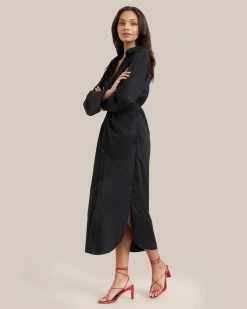 Fashion Apparels Taylor Off-Shoulder Shirt Dress Celebrate