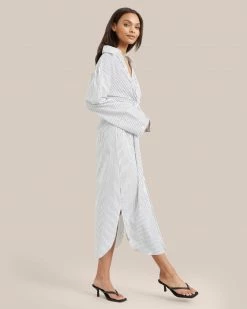 Fashion Apparels Taylor Off-Shoulder Shirt Dress