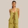 Fashion Apparels Vacation Tiwa Tie Front Tank