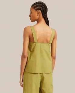 Fashion Apparels Vacation Tiwa Tie Front Tank