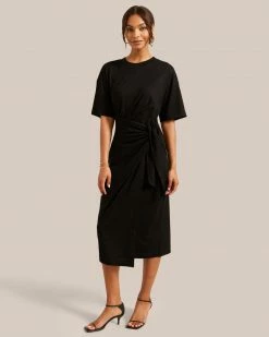 Hua Shang Group (H.K.) Ltd Clothing Tove T-Shirt Wrap Maxi Dress