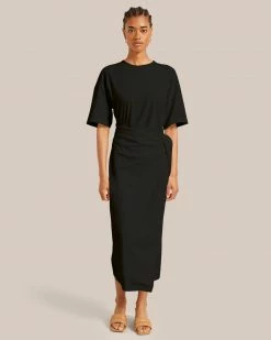 Hua Shang Group (H.K.) Ltd Clothing Tove T-Shirt Wrap Maxi Dress