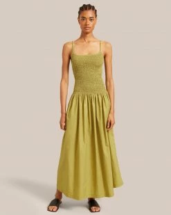 Fashion Apparels Venus Smocked Midi Dress