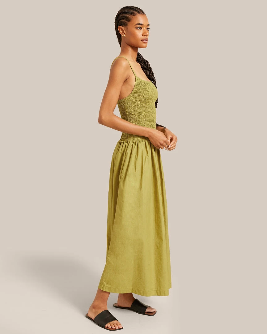 Fashion Apparels Venus Smocked Midi Dress