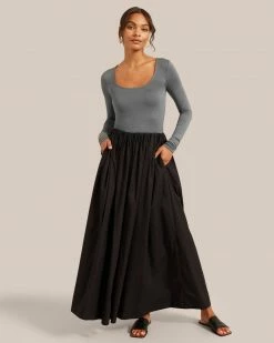 Fashion Apparels Zadie Pleated Maxi Skirt