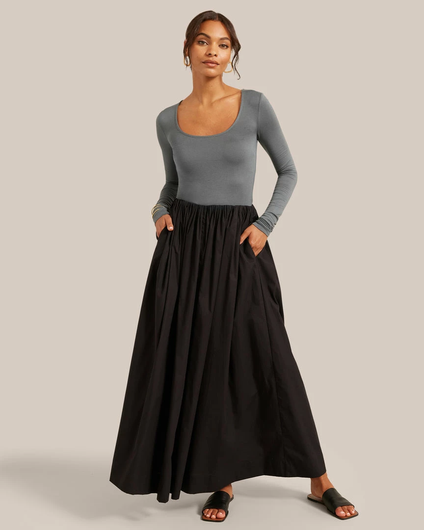 Fashion Apparels Zadie Pleated Maxi Skirt