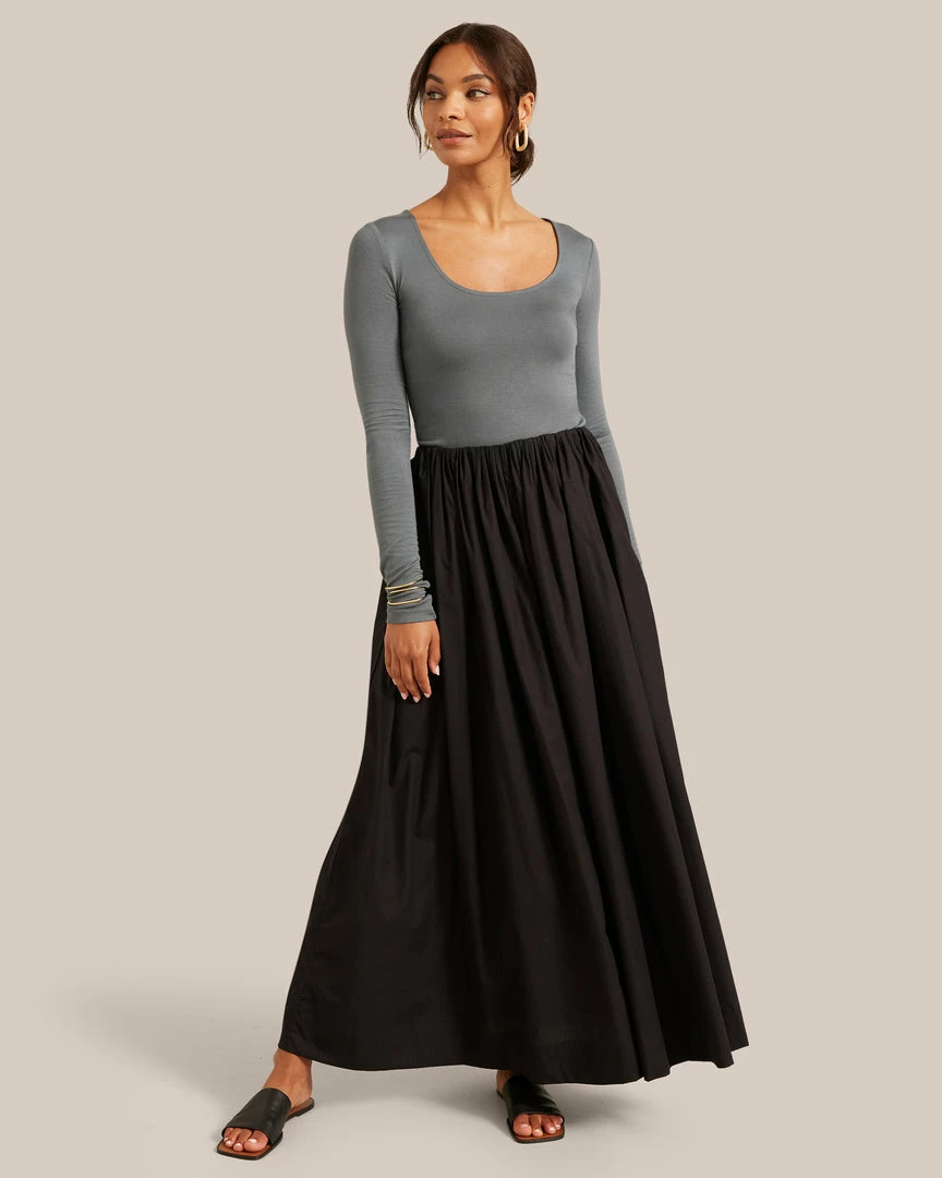 Fashion Apparels Zadie Pleated Maxi Skirt