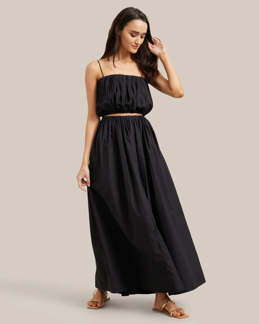 Fashion Apparels Zadie Pleated Maxi Skirt
