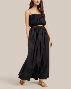 Fashion Apparels Zadie Pleated Maxi Skirt
