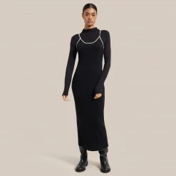 Brilliant Wise Corporation Limited Zenas U-Back Sweater Dress